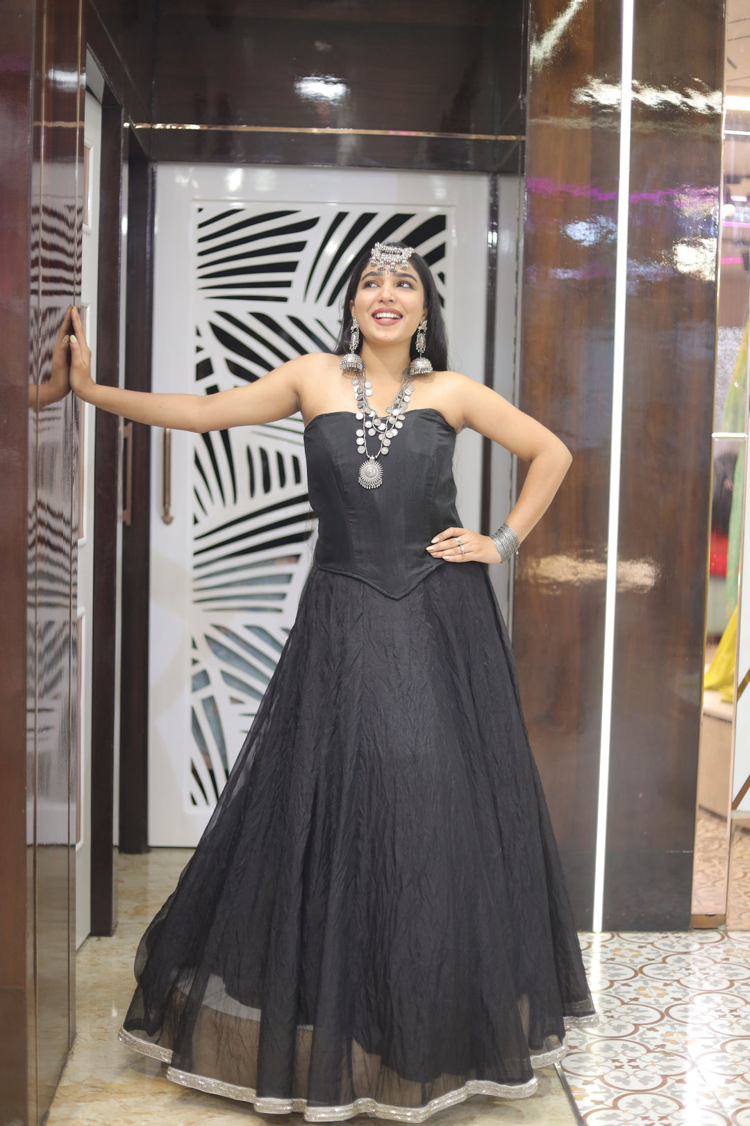 Black Coord Set Lehenga