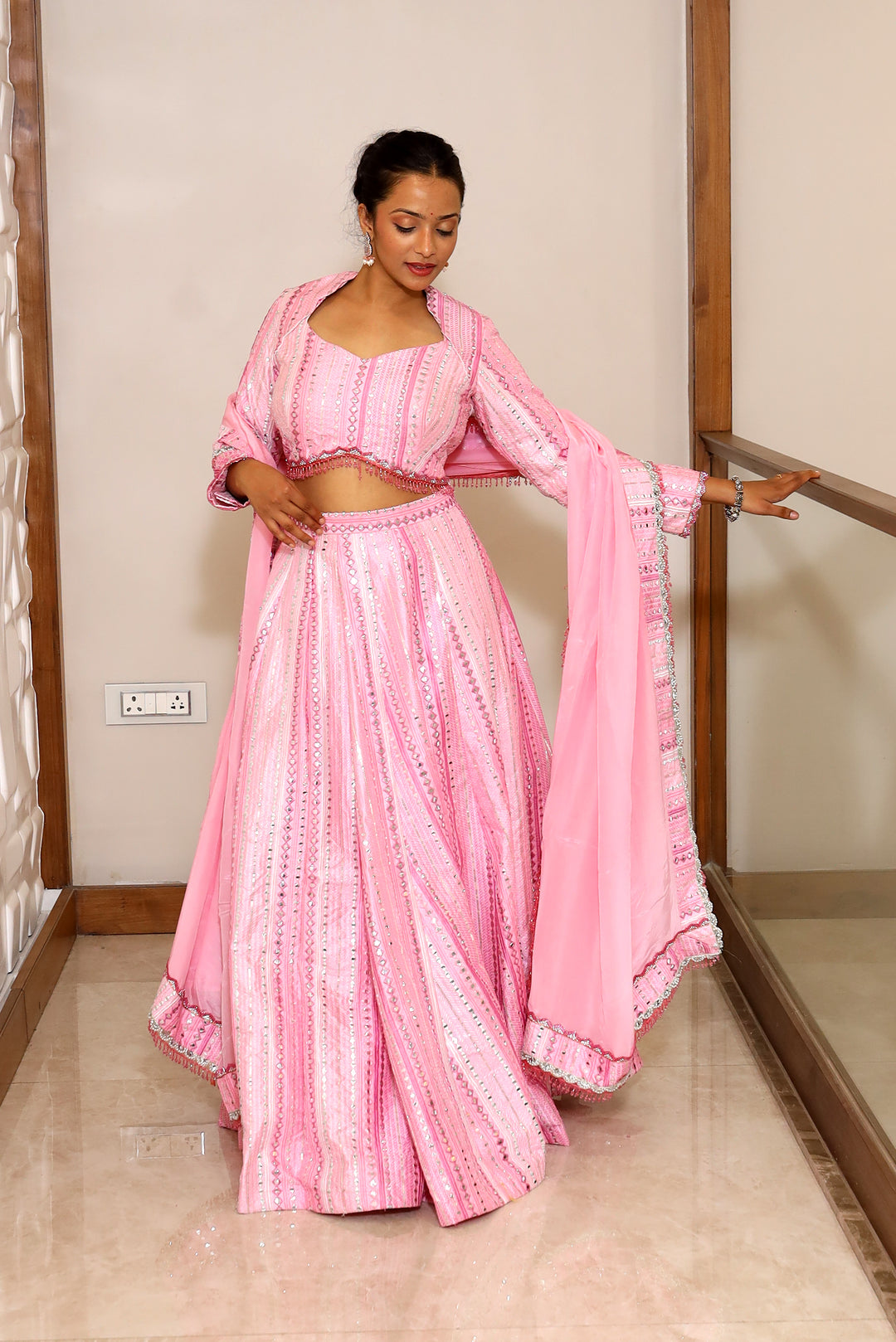 Pink Lehanga