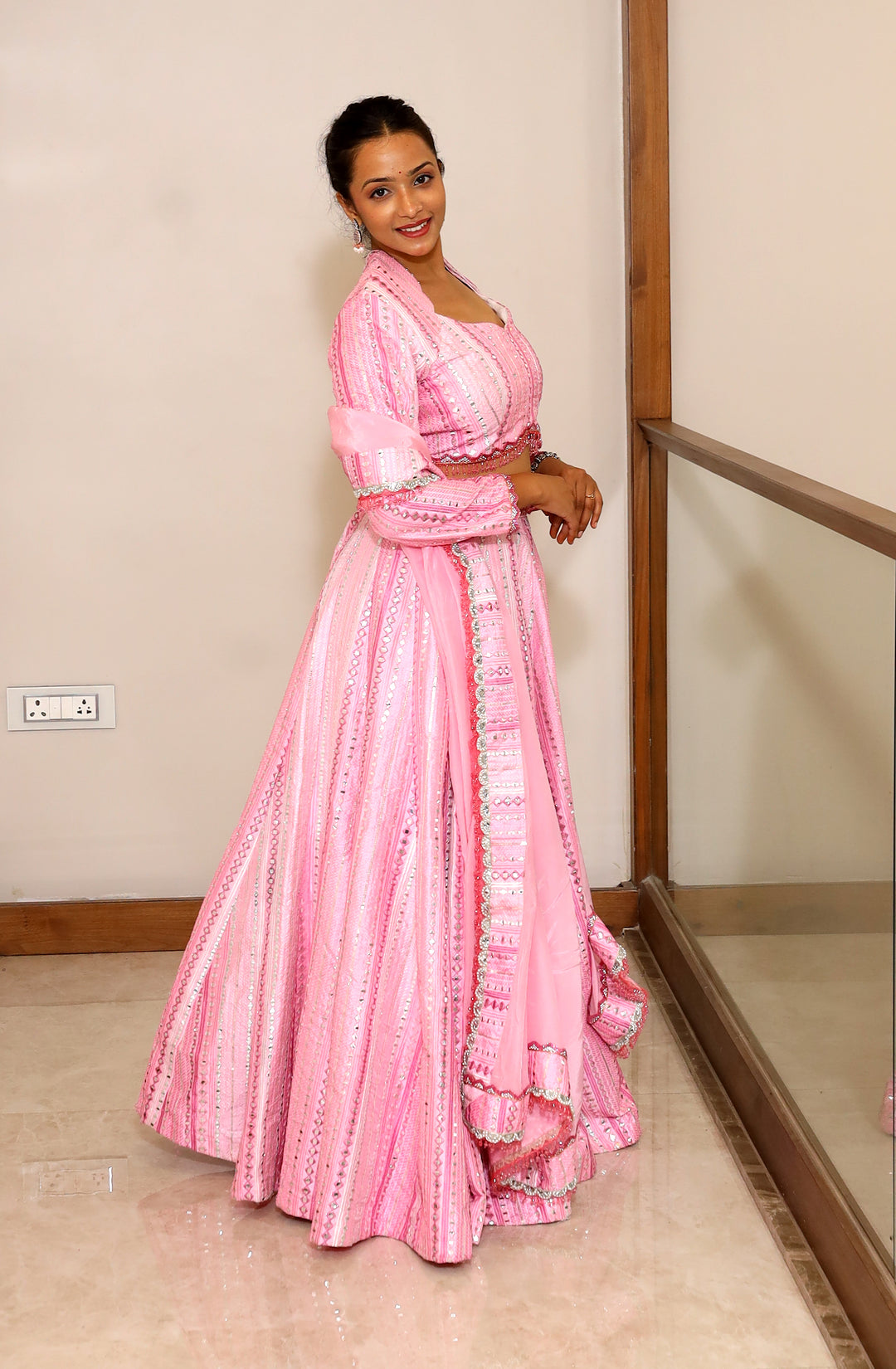 Pink Lehanga