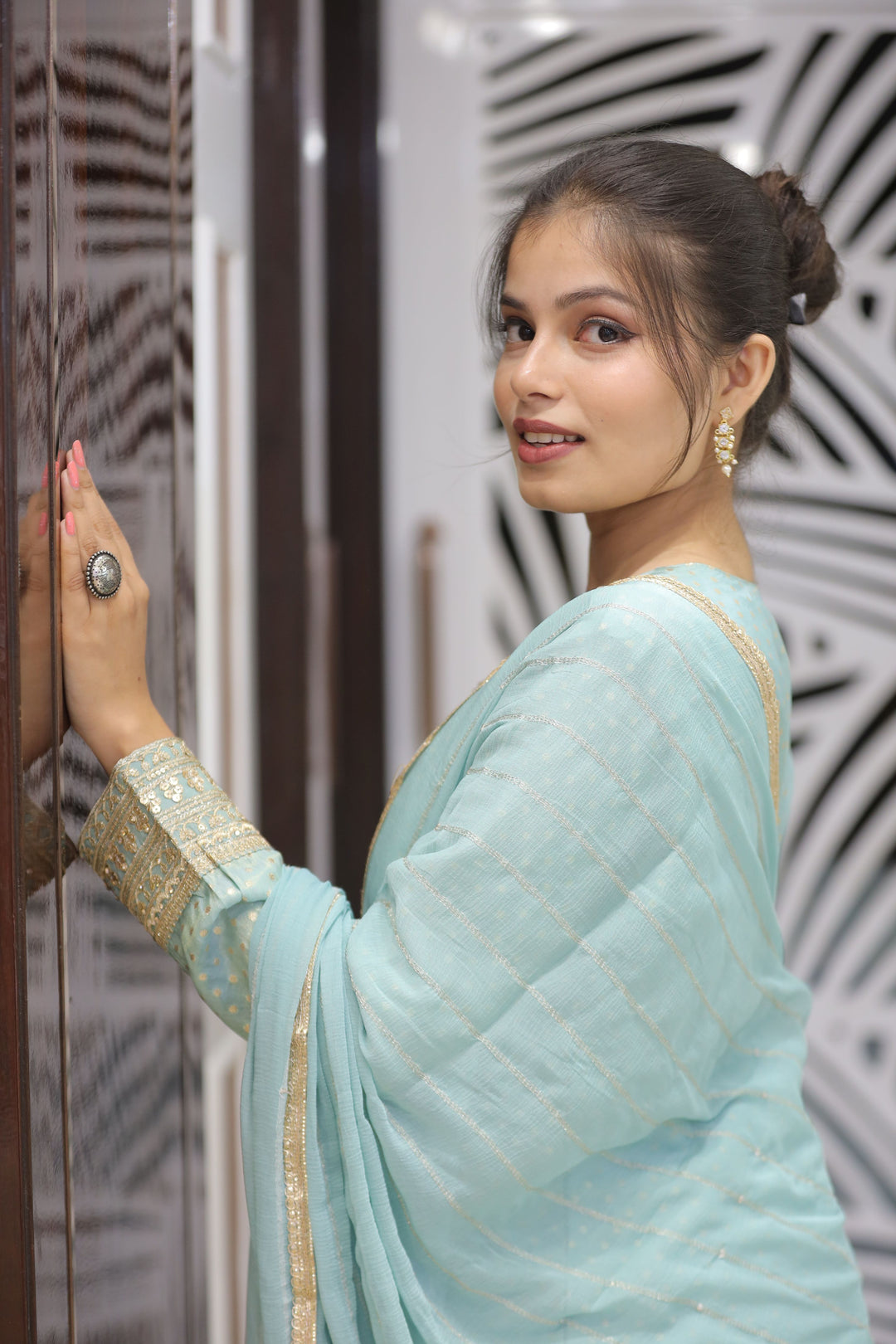 Short Kurti Plazo Set