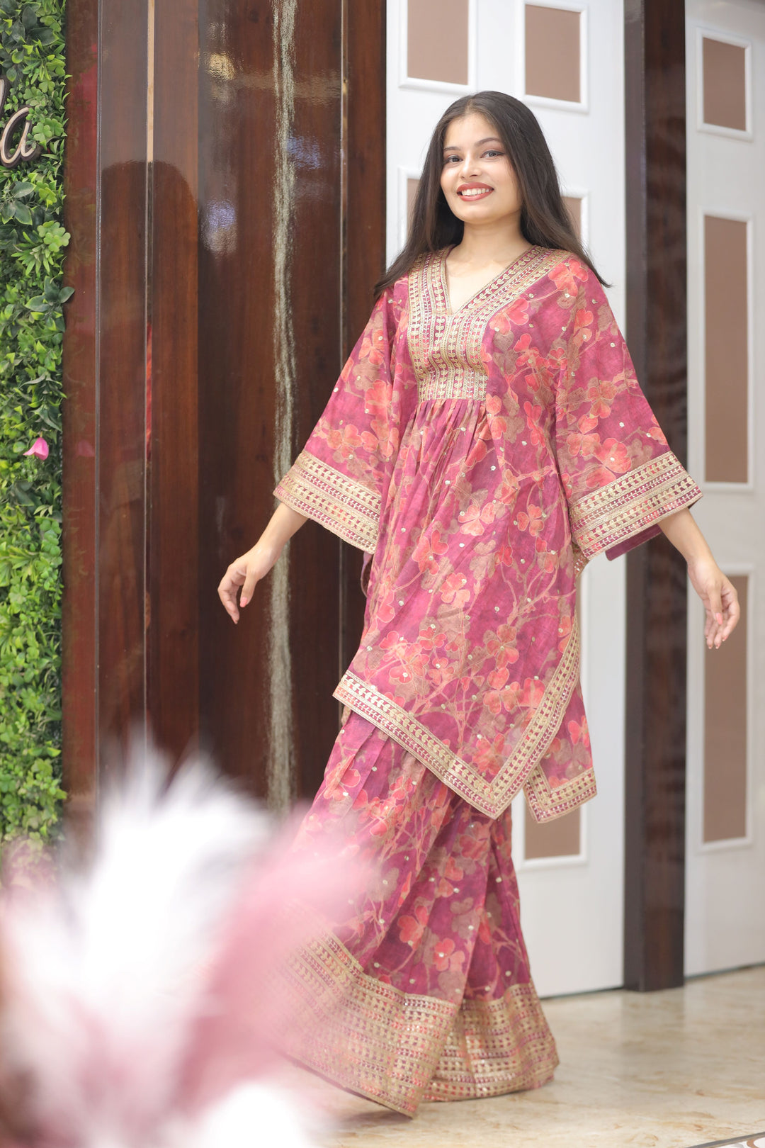 Kaftan Kurti with Garara