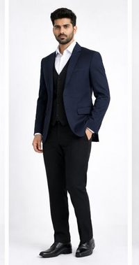 Cotton Three-Piece Suit