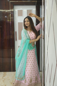 Pink Premium And Elegant Modal Silk Lehenga For Women