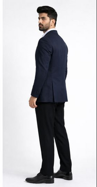 Designer Check-Lined Blazer