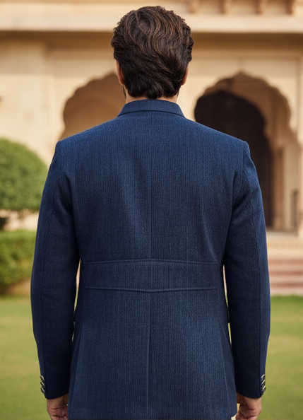 Classic Cotton-Wool Jodhpuri Jacket