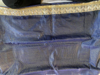 Blue Pure Chanderi Saree with Zari Work