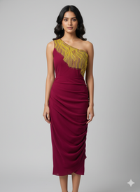 One-Shoulder one piece