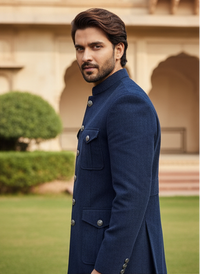 Classic Cotton-Wool Jodhpuri Jacket